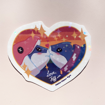 Jeff Heart Sticker